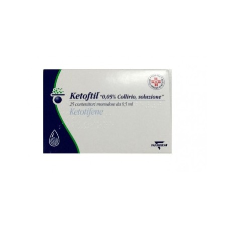 Ketoftil 25 Monodose Collirio 0,5 Ml 0,05% Ketoftil 25 Monodose Collirio 0,5 Ml 0,05%