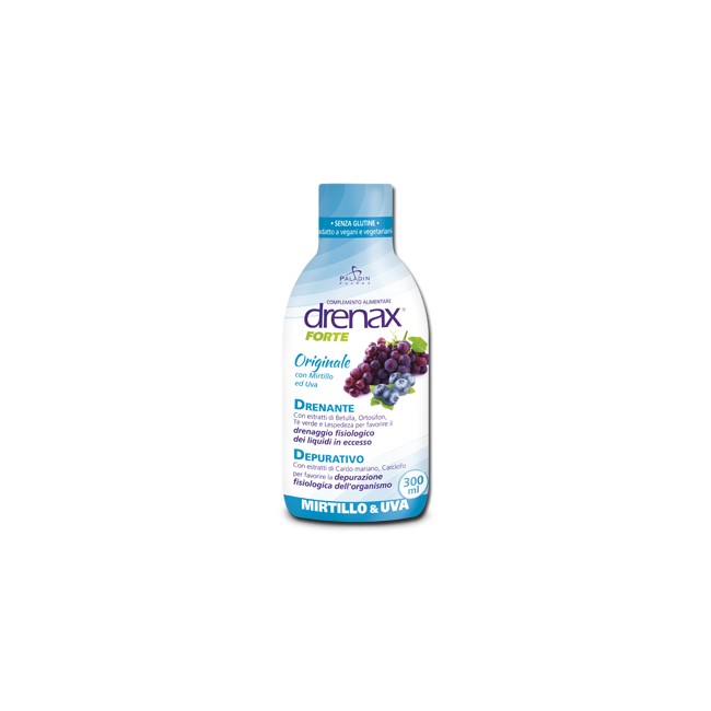 Drenax Forte Originale Con Mirtillo E Uva 300 Ml Drenax Forte Originale Con Mirtillo E Uva 300 Ml