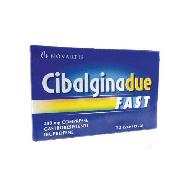 Cibalgina Due Fast 12 Compresse Gastrores 200 Mg