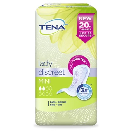 Pannolone Sagomato Tena Discreet Mini 20 Pezzi