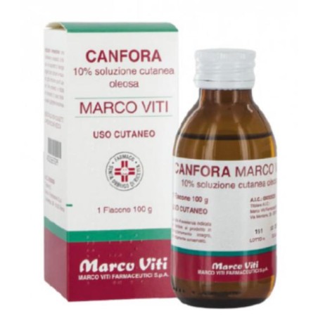 Canfora Soluzione Cutanea Oleosa 100 G 10%