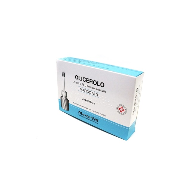 Glicerolo Ad 6 Contenitori Monodose 6,75 G Soluzione Rettale Con Camomilla E Malva