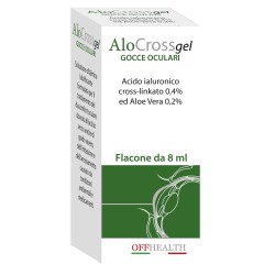 Alocross Gocce Oculari Acido Ialuronico Cross-linkato 0,2% E Aloe Vera 8 Ml