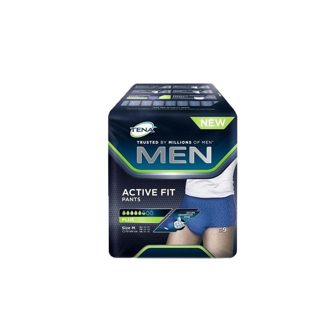 Pull Up Uomo Tena Men Pants Active Fit M 9 Pezzi Pull Up Uomo Tena Men Pants Active Fit M 9 Pezzi