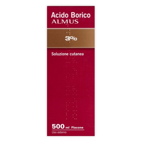 Acido Borico Soluzione Cutanea 500 Ml 3% Acido Borico Soluzione Cutanea 500 Ml 3%