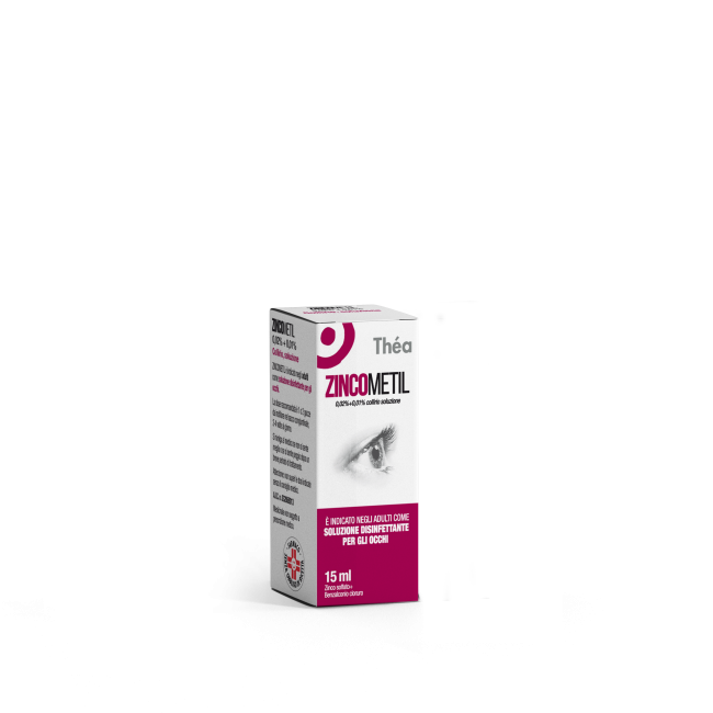 Zincometil Collirio 15 Ml 0,02% + 0,01% Zincometil Collirio 15 Ml 0,02% + 0,01%