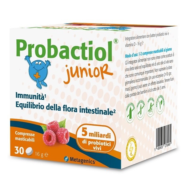 Probactiol Junior 30 Compresse Masticabili New Probactiol Junior 30 Compresse Masticabili New