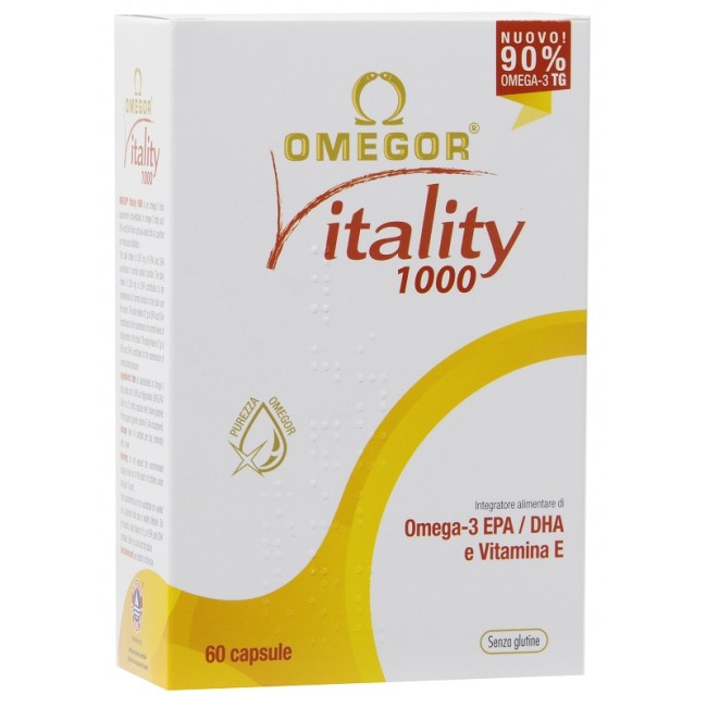 Omegor Vitality 1000 60 Capsule Molli Omegor Vitality 1000 60 Capsule Molli