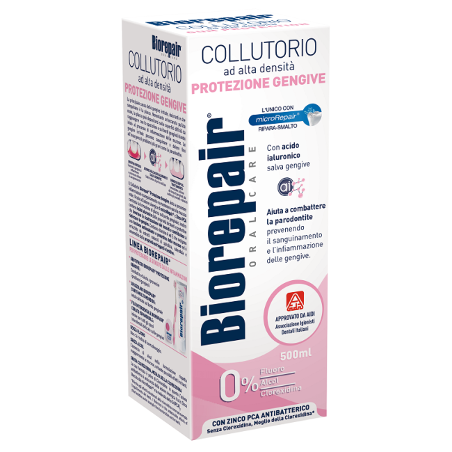 Biorepair Oral Care Collutorio Alta Intensita' Con Antibatterico Protezione Gengive 500 Ml Biorepair Oral Care Collutorio Alta Intensita' Con Antibatterico Protezione Gengive 500 Ml