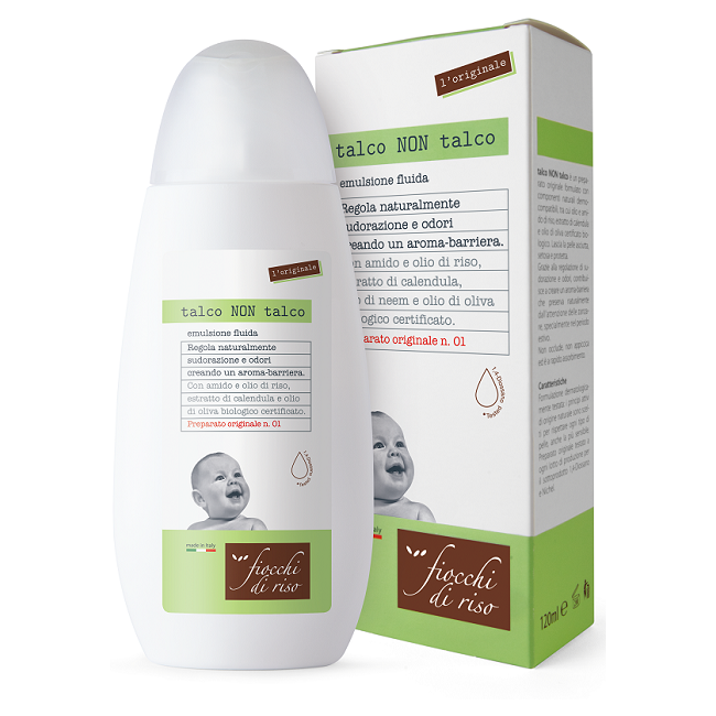 Fiocchi Di Riso Talco Non Talco 120 Ml Fiocchi Di Riso Talco Non Talco 120 Ml