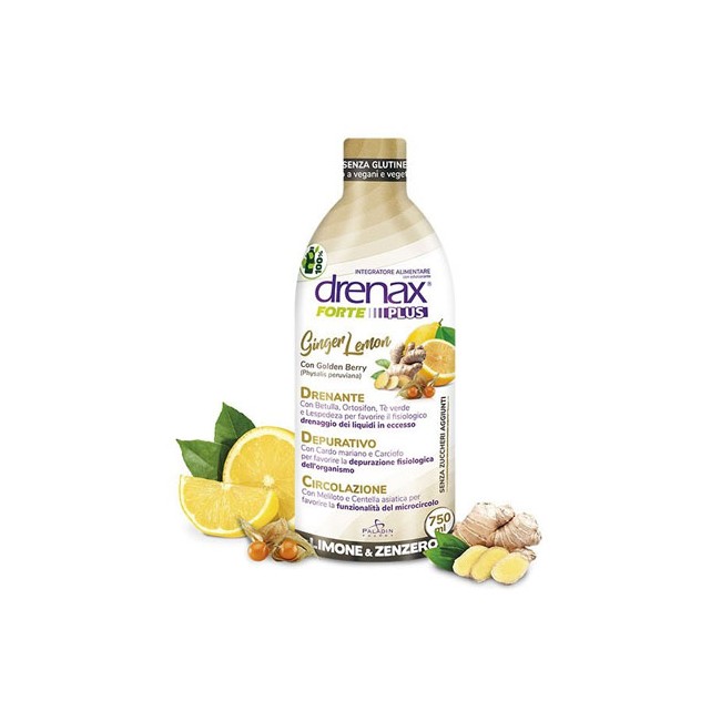 Drenax Forte Plus Ginger Lemon 750 Ml Drenax Forte Plus Ginger Lemon 750 Ml
