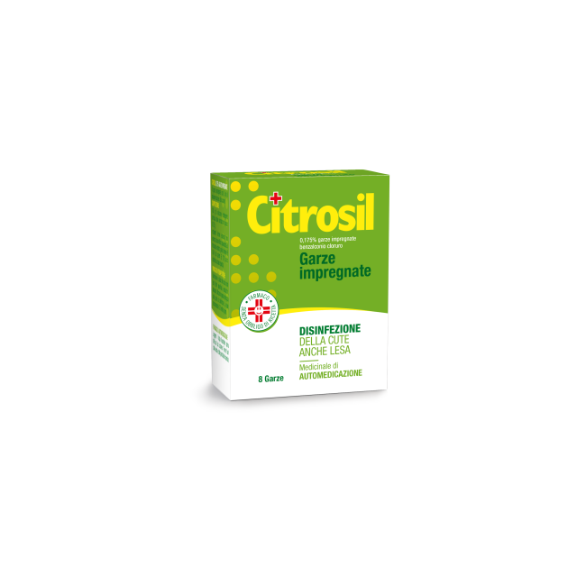 Citrosil Soluzione Cutanea 8 Garze 0,175%