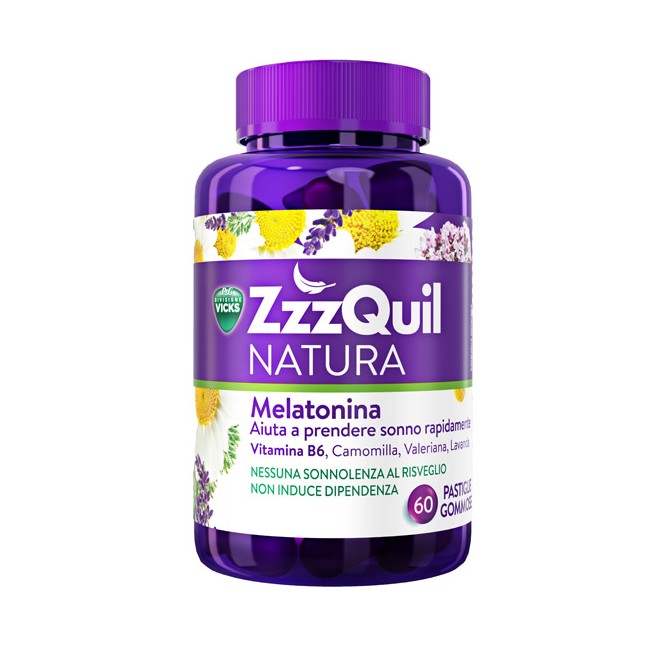 Vicks Zzzquil Natura 60 Pastiglie Gommose