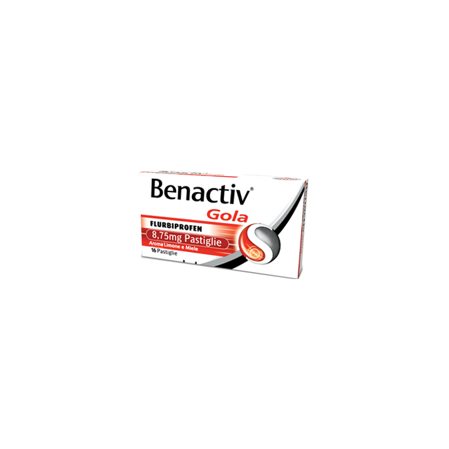 Benactiv Gola 16 Pastiglie 8,75 Mg Limone Miele