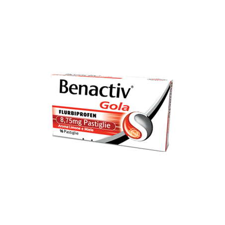 Benactiv Gola 16 Pastiglie 8,75 Mg Limone Miele