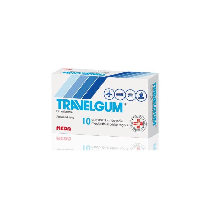 Travelgum 10 Gomme Masticabili 20 Mg