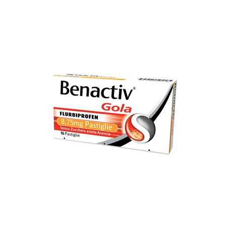 Benactiv Gola 16 Pastiglie 8,75 Mg Arancia S/z