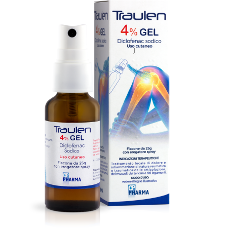 Traulen Gel Cutaneo 25 G 4% Con Erog Traulen Gel Cutaneo 25 G 4% Con Erog