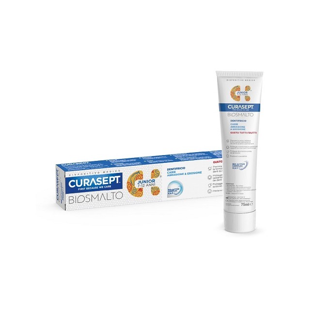Curasept Biosmalto Dentifricio Junior 75 Ml Curasept Biosmalto Dentifricio Junior 75 Ml