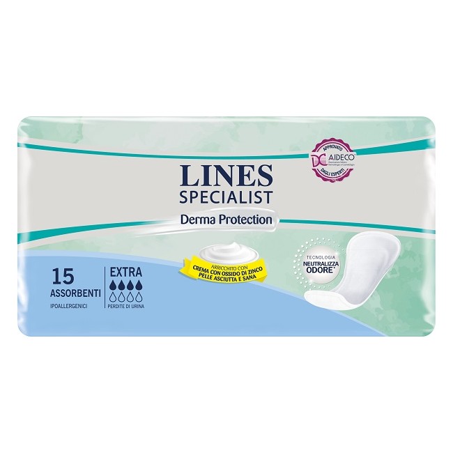Lines Specialist Dermatologica Pannolone Sagomato Extra 15 Pezzi