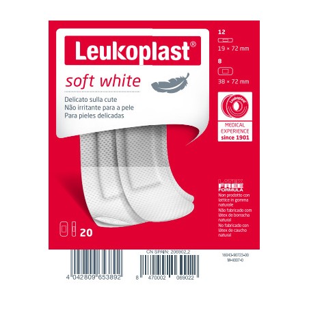 Leukoplast Soft White 20 Pezzi Assortiti