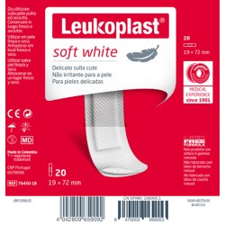 Leukoplast Soft White 72 X 19 Cm 20 Pezzi