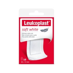 Leukoplast Soft White 72 X 38 Cm 10 Pezzi