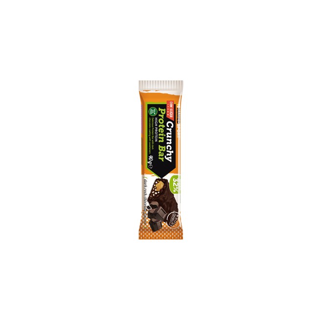 Crunchy Proteinbar Dark Rock Chocolate Barretta 40 G Crunchy Proteinbar Dark Rock Chocolate Barretta 40 G