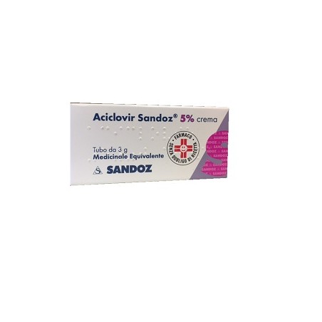 Aciclovir Crema Dermatologica 3 G 5% Aciclovir Crema Dermatologica 3 G 5%