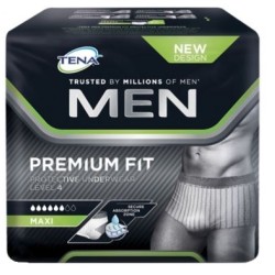 Mutandina Assorbente Maschile Tena Men Premium Fit Livello 4 S/m 10 Pezzi