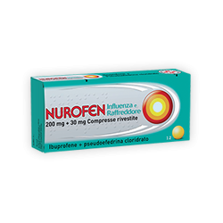 Nurofen Influenza E Raffreddore 12 Compresse Rivestite 200 Mg + 30 Mg