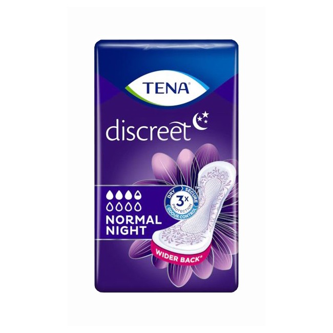 Assorbente Tena Discreet Normal Night 10 Pezzi Assorbente Tena Discreet Normal Night 10 Pezzi
