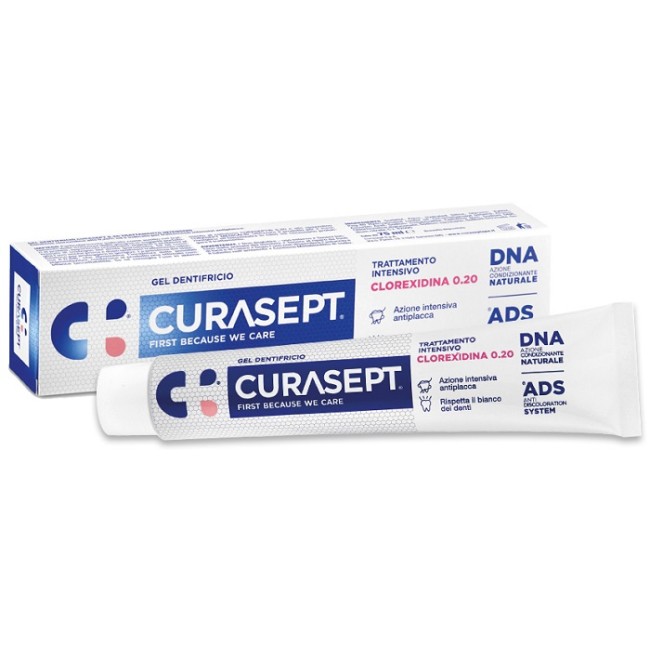 Curasept Dentifricio 0,20 75 Ml Ads+dna Curasept Dentifricio 0,20 75 Ml Ads+dna