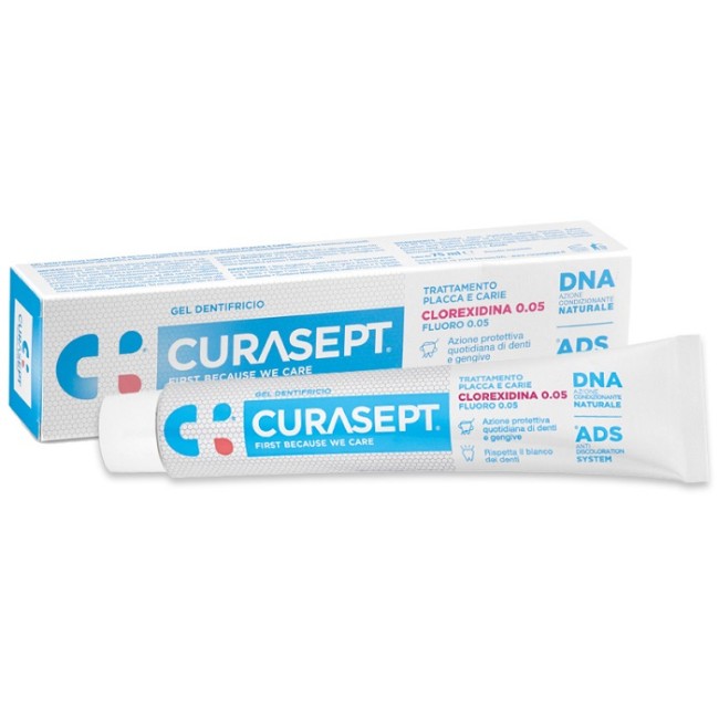 Curasept Dentifricio 0,05 75 Ml Ads+dna Curasept Dentifricio 0,05 75 Ml Ads+dna