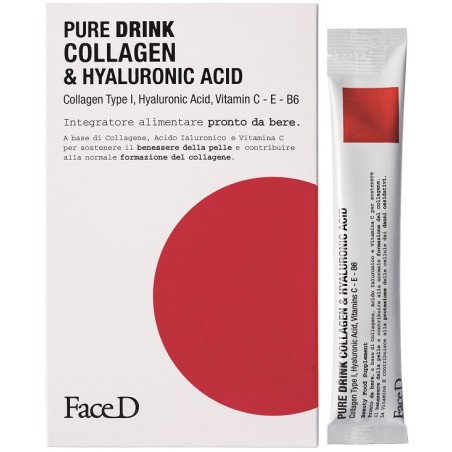 Face D Pure Drink Collagene & Acido Ialuronico 30 Pezzi Da 15 Ml Face D Pure Drink Collagene & Acido Ialuronico 30 Pezzi Da 15 Ml
