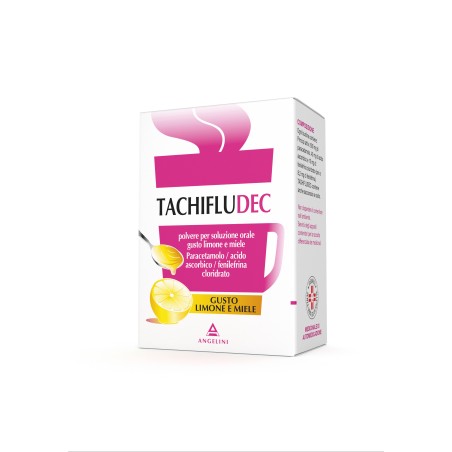 Tachifludec Soluzione Orale Polvere 10 Buste Limone/miele Tachifludec Soluzione Orale Polvere 10 Buste Limone/miele