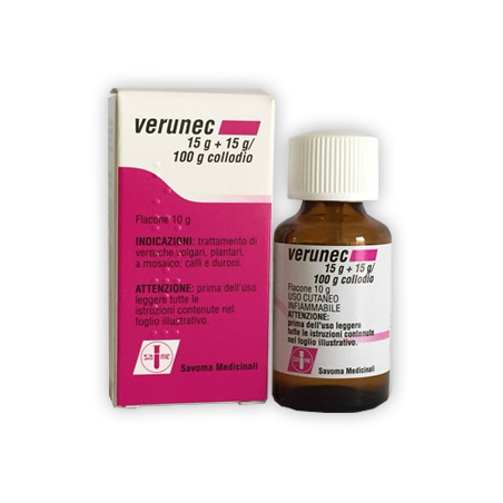 Verunec Collodio Soluzione Cutanea 15 G + 15 G/100 G