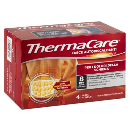 Fascia Autoriscaldante A Calore Terapeutico Thermacare Schiena 4 Pezzi Fascia Autoriscaldante A Calore Terapeutico Thermacare Schiena 4 Pezzi