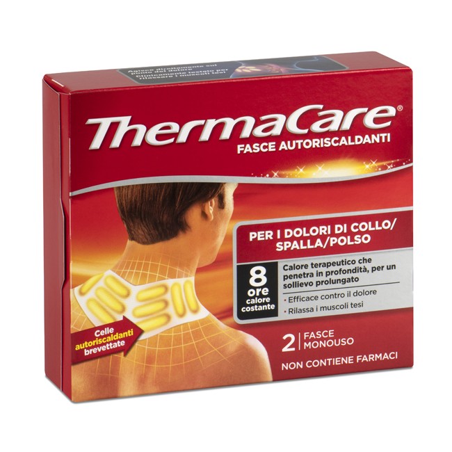 Fasce Autoriscaldanti A Calore Terapeutico Thermacare Collo/spalla/polso 2 Pezzi