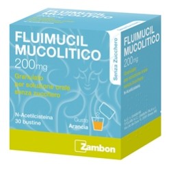 Fluimucil Mucolitico 30 Buste Granulari 200 Mg Senza Zucchero