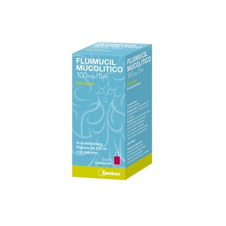 Fluimucil Mucolitico Sciroppo 200 Ml 100 Mg/5 Ml