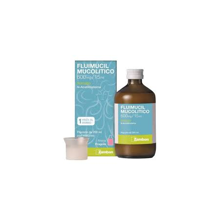 Fluimucil Mucol Scir600mg/15ml