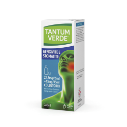 Tantum Verde Bocca Colluttorio 240 Ml 22,5 Mg/15 Ml + 7,5 Mg/15 Ml