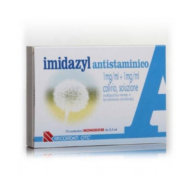 Imidazyl Antistaminico 10 Monodose Collirio 0,5 Ml 1 Mg/ml + 1 Mg/ml