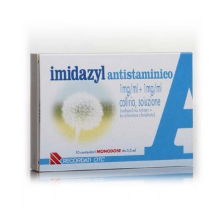 Imidazyl Antistaminico 10 Monodose Collirio 0,5 Ml 1 Mg/ml + 1 Mg/ml