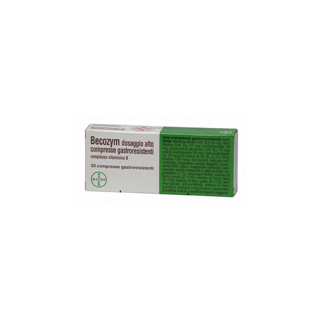 Becozym Dosaggio Alto 20 Compresse Gastrores