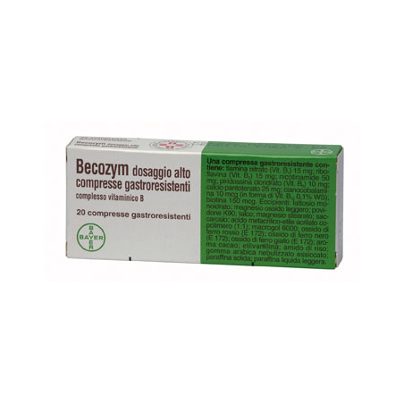 Becozym Dosaggio Alto 20 Compresse Gastrores