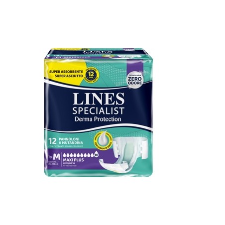 Pannolone A Mutandina Lines Specialist Derma Maxi Xl 20 Pezzi