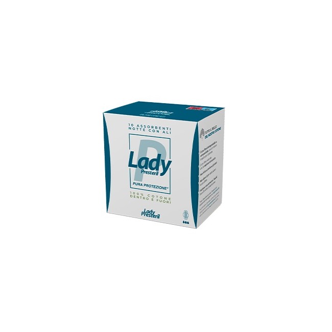 Lady Presteril Assorbenti Notte Con Ali Ripiegati Biodegradabili 10 Pezzi Lady Presteril Assorbenti Notte Con Ali Ripiegati Biodegradabili 10 Pezzi