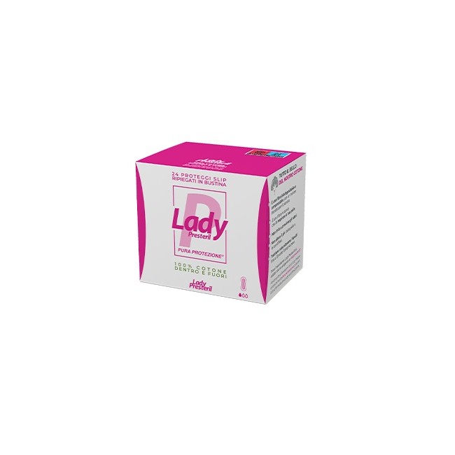 Lady Presteril Proteggi Slip Ripiegati Biodegradabili 24 Pezzi Lady Presteril Proteggi Slip Ripiegati Biodegradabili 24 Pezzi